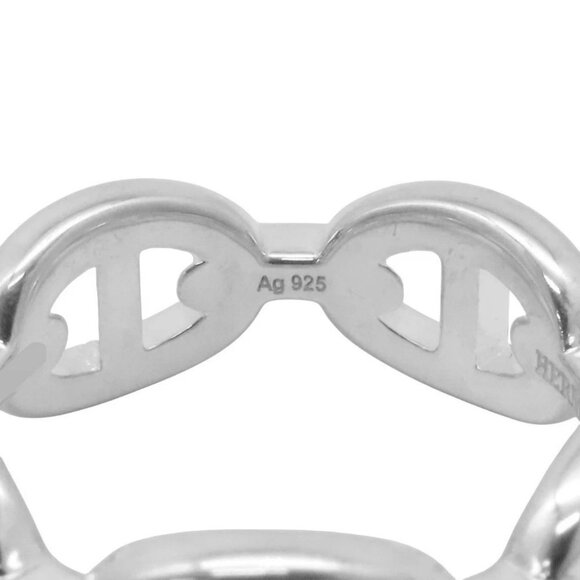 HERMES Chaine d'Ancre Anchene Ring Size PM/54/#14 SV925 - Picture 6 of 9